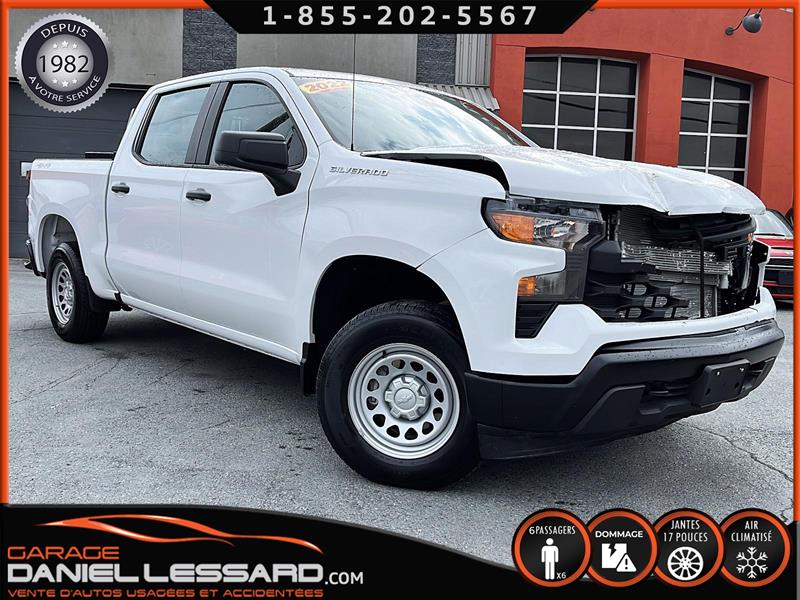 Chevrolet Silverado 1500 5.3L,CREWCAB,WT,SHORT BED,6 PLACES,MAG 17'',BAS KM