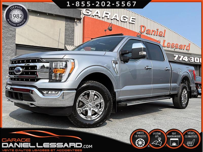 Ford F-150 LARIAT 3.5 L ECOBOOST, TOIT PANO, GPS, MAGS 18''