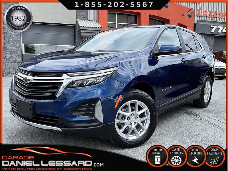 Chevrolet Equinox LT AWD, BANC CHAUFFANT, MAG 17P, CAMERA