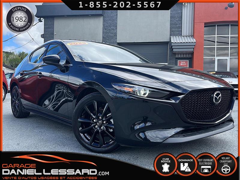 Mazda Mazda3 Sport GT,2.5L.FWD,CUIR ROUGE,TOIT,MAG 18'',BOSE,BAS KM